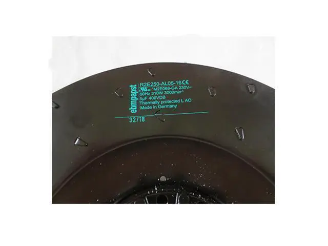 Alt view image 2 of 2 - Original ebmpapst R2E250-AL05-16 Centrifugal fan 250mm 310W 1.30A 3000rpm Cooling fan