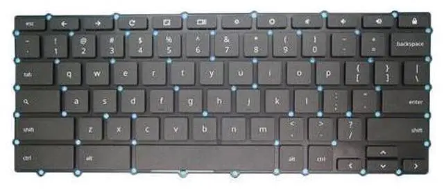 Main image of Keyboard For AELI9U01010 LI9 WBM14L13US-9204 US NO Frame