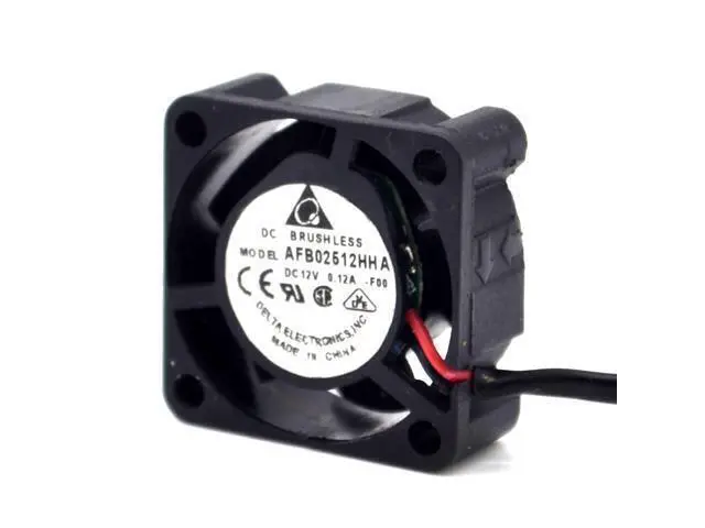 Alt view image 3 of 6 - Delta AFB02512HHA 2.5CM 12V 0.12A cooling Fan SUN 370-5126 V240 V210 P/N:3705126-01 25x25x10 mm