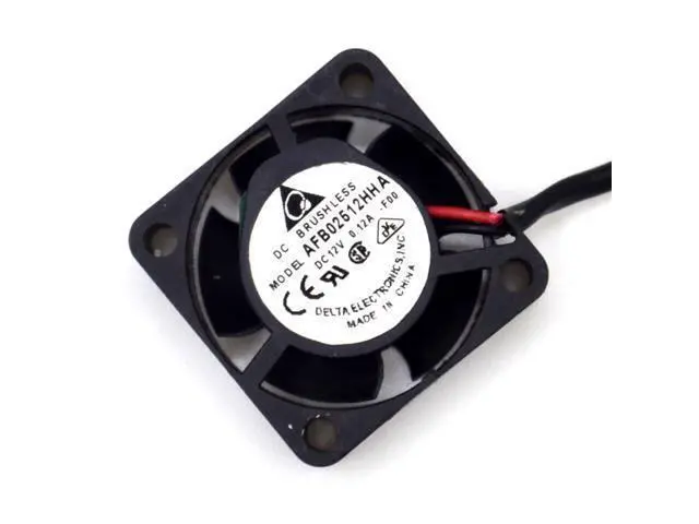 Alt view image 5 of 6 - Delta AFB02512HHA 2.5CM 12V 0.12A cooling Fan SUN 370-5126 V240 V210 P/N:3705126-01 25x25x10 mm