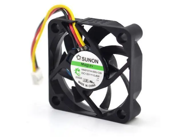 Alt view image 4 of 6 - HA40101V4-0000-c99 4010 40MM 4CM 40*40*10 Cooling fan 12V 0.8W 0.06A 3pin 100pcs/lot