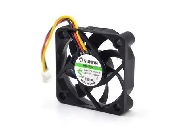 Alt view image 4 of 6 - HA40101V4-0000-c99 4010 40MM 4CM 40*40*10 Cooling fan 12V 0.8W 0.06A 3pin 100pcs\/lot