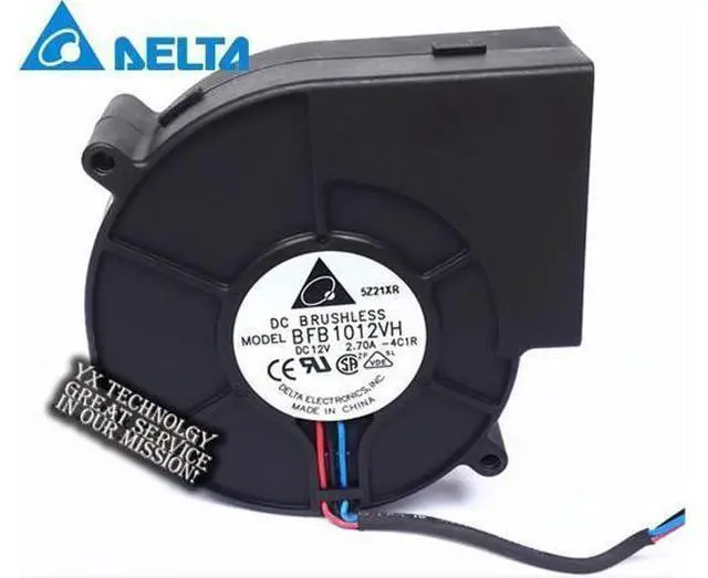 Main image of 10 pieces Delta BFB1012VH industrial fan wind turbine 2.7A DC12 pin