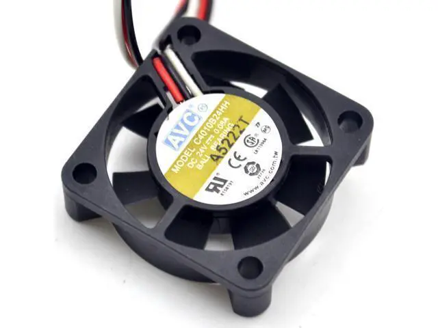 Alt view image 5 of 6 - C4010B24HH 4010 4cm DC 24V 0.08A double ball bearing 3-wire radiator fan speed inverter 40*40*10mm