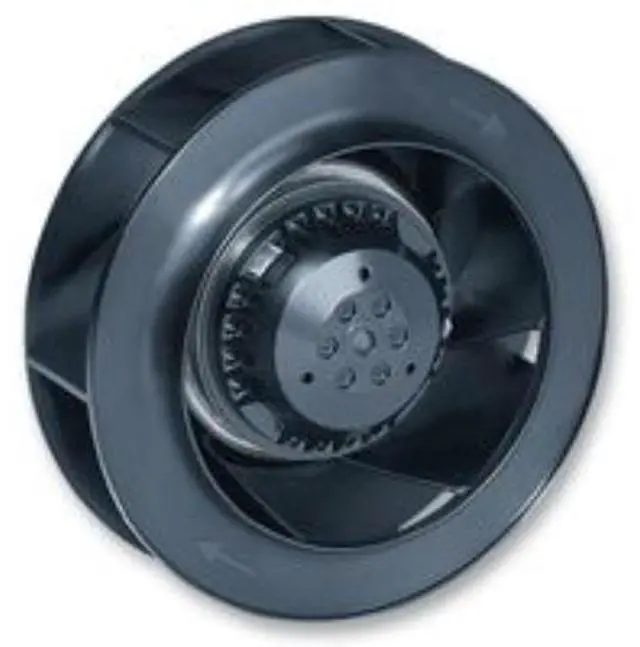Main image of ebm outer rotor motor R2E250-AV62-05 backward tilting centrifugal fan cabinet air conditioning fan 75W 230V Centrifugal fan