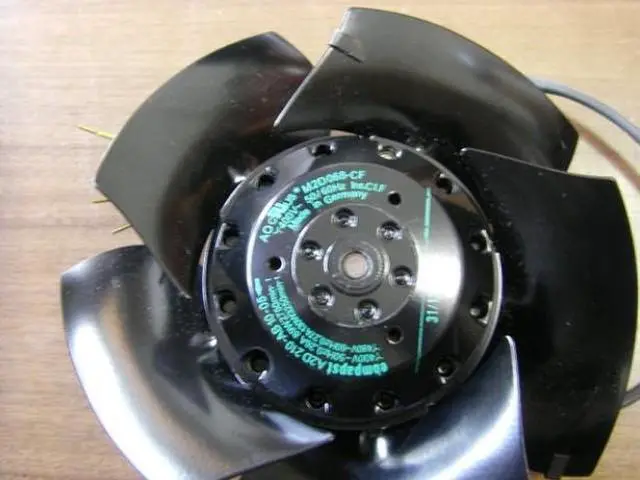 Alt view image 3 of 6 - A2D210-AB10-05 Germany ebm-papst new outer rotor 210 size cooling axial fan