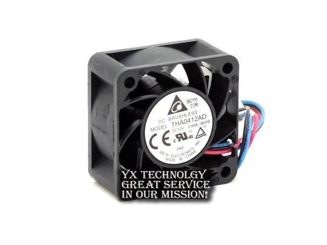 Alt view image 5 of 6 - Delta THA0412AD 4cm 4020 12v 0.60A fan dual ball wind capacity 40*40*20mm 50pcs/lot