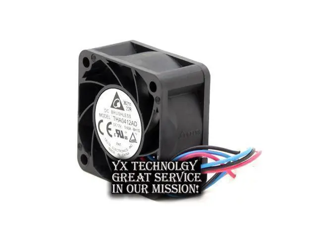 Alt view image 6 of 6 - Delta THA0412AD 4cm 4020 12v 0.60A fan dual ball wind capacity 40*40*20mm 50pcs/lot