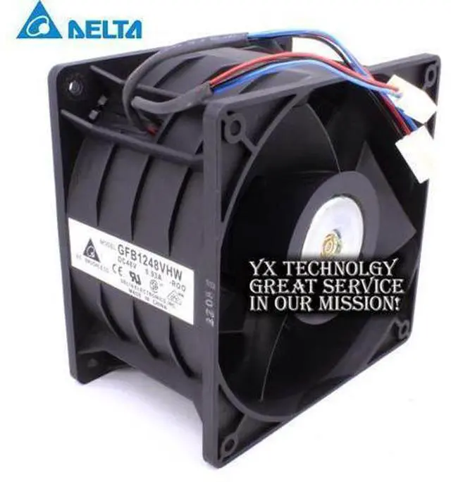 Main image of GFB1248VHW-ROO DC48V 0.93A 12CM fan drive Delta 120 * 120 * 76MM