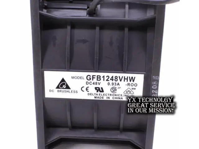 Alt view image 3 of 6 - GFB1248VHW-ROO DC48V 0.93A 12CM fan drive Delta 120 * 120 * 76MM