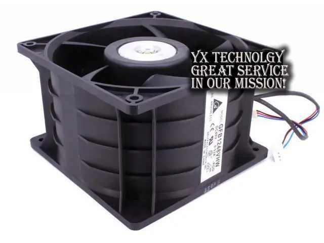 Alt view image 6 of 6 - GFB1248VHW-ROO DC48V 0.93A 12CM fan drive Delta 120 * 120 * 76MM