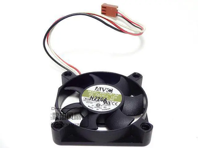 Alt view image 2 of 2 - AVC C5010B12M 3 wires 5cm fan DC 12V 0.15A server inverter cooler 50 pcs/lot