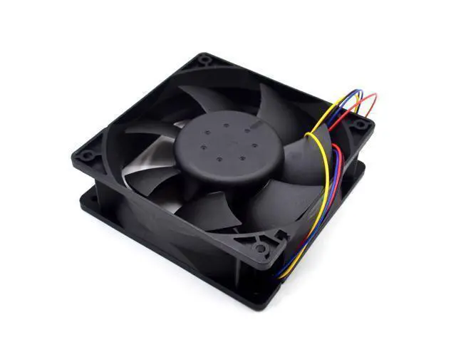 Alt view image 5 of 6 - AFB1212SHE 12038 12cm 1.6A 12v 4wire PWM 40cm long line of fan Delta 120*120*38mm