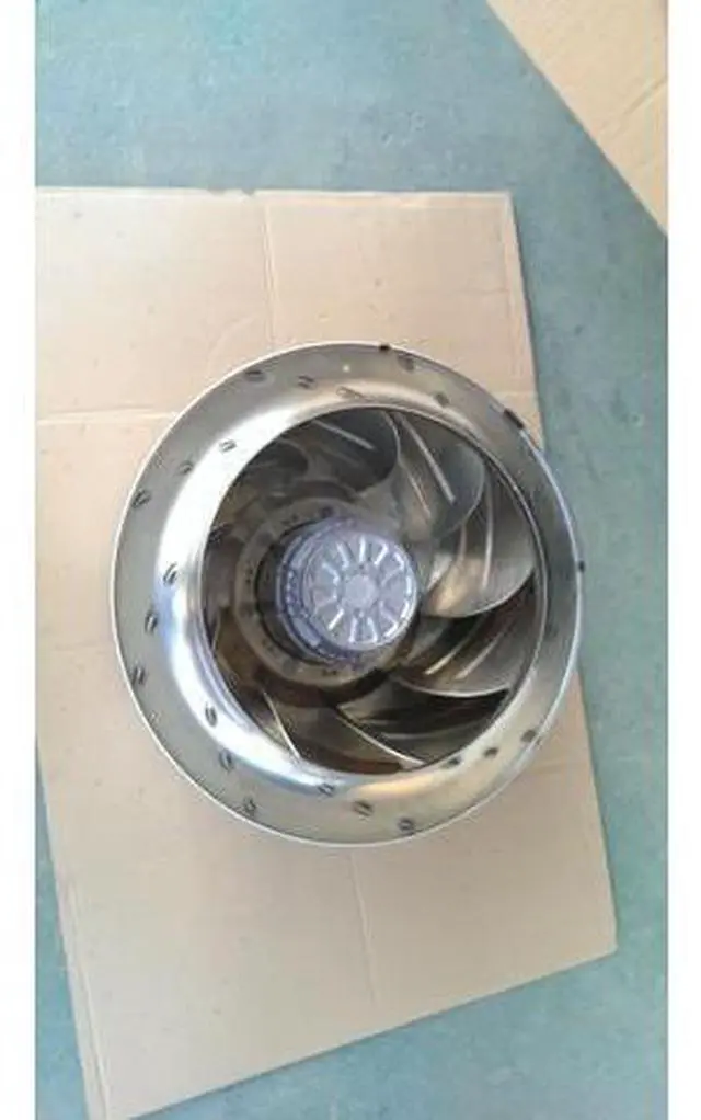 Alt view image 3 of 4 - New ABB Inverter Fan R4D560-AQ03-01 Original EBM Dual Voltage 230/400V AC Centrifugal fan