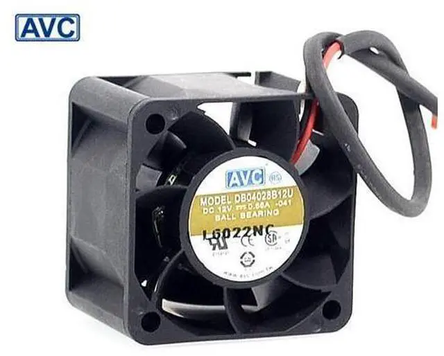 Main image of 50pcs 4CM 4028 0.66A 12V fan violence server 1U DB04028B12U 40*40*28mm