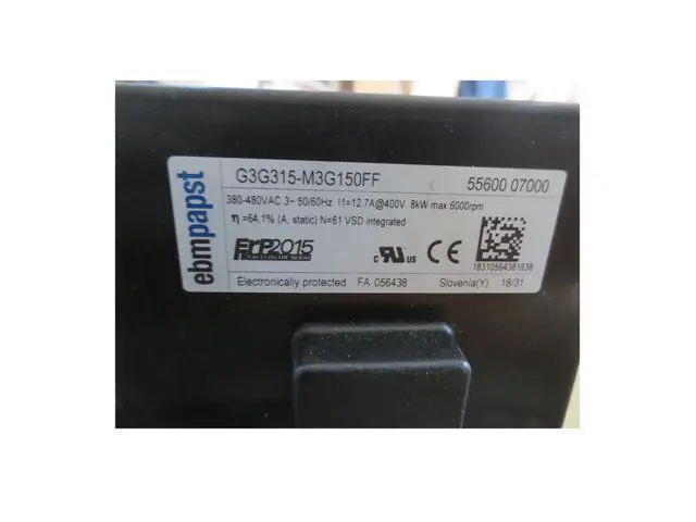Alt view image 3 of 3 - new NEW centrifugal fan good quality G3G315-M3G150F 50/60HZ 380V