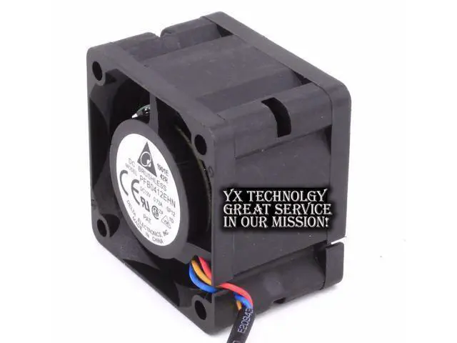Alt view image 4 of 5 - Delta 4028 4CM PFB0412EHN 12V 0.72A hyper-violent double ball bearing fan 100pcs/lot