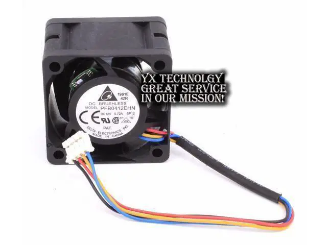 Alt view image 5 of 5 - Delta 4028 4CM PFB0412EHN 12V 0.72A hyper-violent double ball bearing fan 100pcs/lot