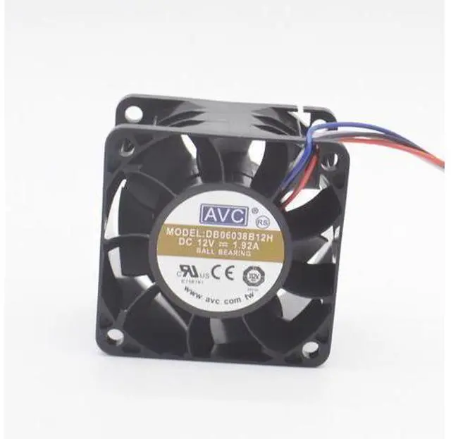 Main image of DB06038B12H 6038 6CM 60*60*38mm wind capacity fan 12V 1.92A 4Lines 4Pin