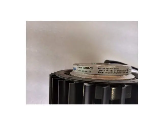 Alt view image 3 of 3 - R2E140-BO10-22/C01 genuine new 230V 0.63A turbo centrifugal fan