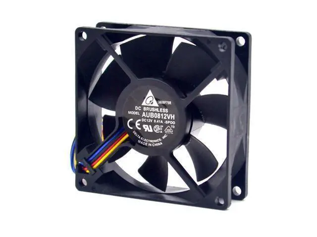 Alt view image 2 of 6 - 100pcs Original Delta AUB0812VH -SP00 DC 12V 0.41A PWM intelligent temperature control chassis fan