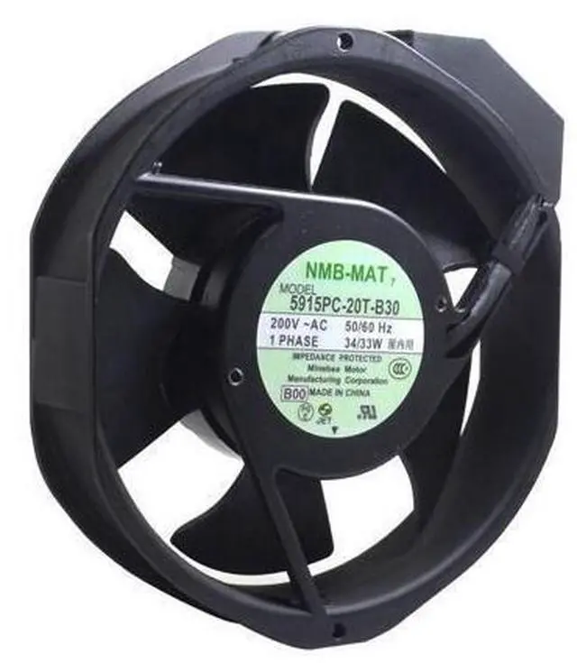 Main image of 5PCS \/LOT New original 5915PC-20T-B30 200V 0.236A 172 * 150 * 38 aluminum frame AC Fan