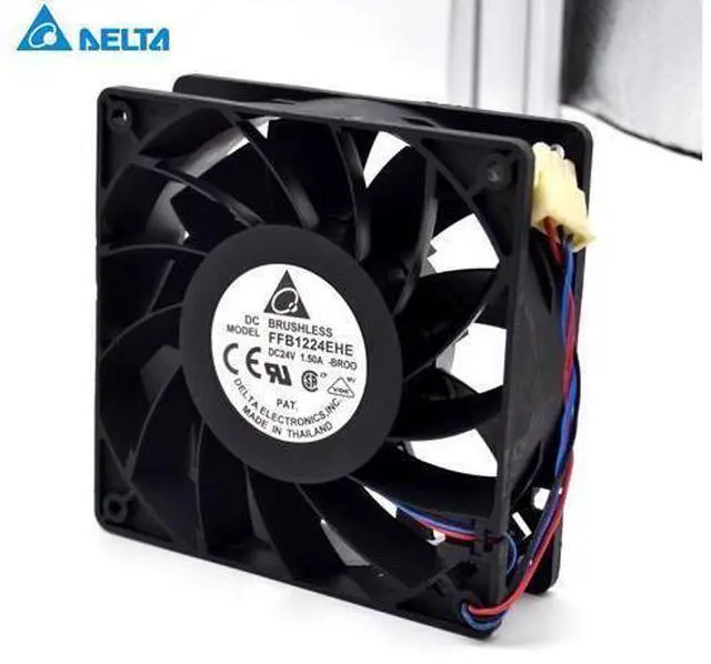 Main image of Delta 12038 24V 1.5A 12cm inverter fan speed FFB1224EHE-FOO 120*120*38mm