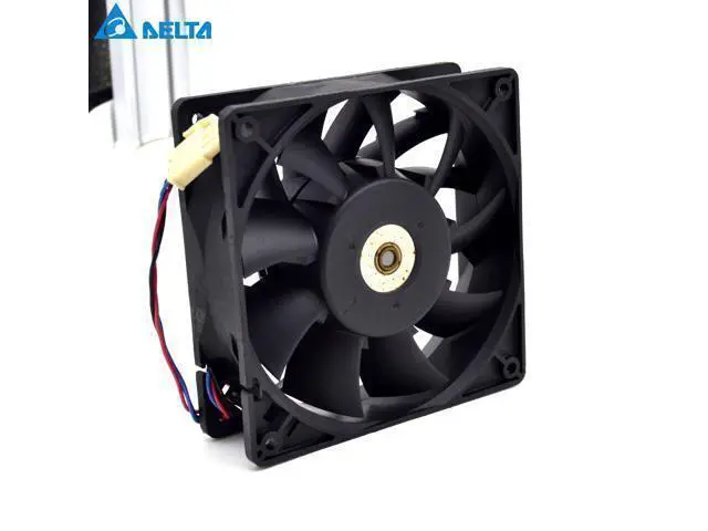 Alt view image 3 of 6 - Delta 12038 24V 1.5A 12cm inverter fan speed FFB1224EHE-FOO 120*120*38mm
