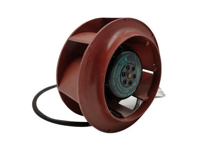 Alt view image 2 of 3 - R2S133-AE17-43 Fan Blower R2S Series IP44 Motorized Impeller 230 V AC 133.35 mm, 72 mm 280 m³/h