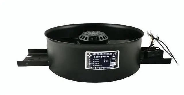 Alt view image 2 of 7 - 250FZY6-D axial flow fan 100W 220V 50HZ 0.5A 1300min cabinet cooling fan all copper motor for Bedel 250FZY6-D with capacitor running asynchronous motor bracket fan