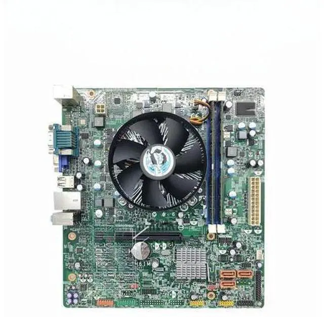 Main image of H61 Main Board Set, with I3 I5 I7 Dual Core Quad Core CPU 4G 8G 16G Memory Fan