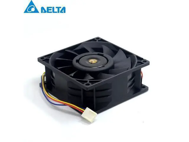 Alt view image 6 of 6 - Delta PFC0912DE 9038 12V 4.32A 9CM fan Delta 90*90*38mm