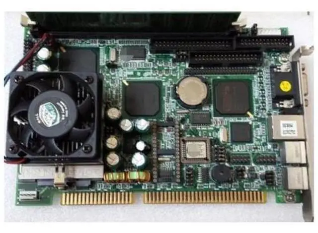 Main image of NuPRO-596 .B1 Board Industrial Motherboard Half-length CPU Card PICMG1.0 Embedded with CPU Fan