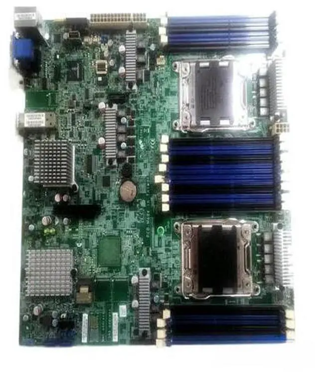Main image of S7067 main board X79 dual C602 support E5 V2 main board with 10 Gigabit network interface card support REG DDR3