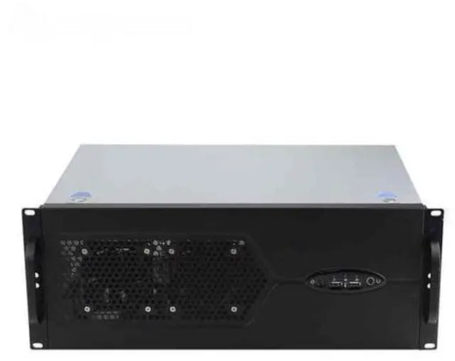 Main image of 4U 300MM depth rackmount industrial computer chassis 4u server chassis supports ATX motherboard