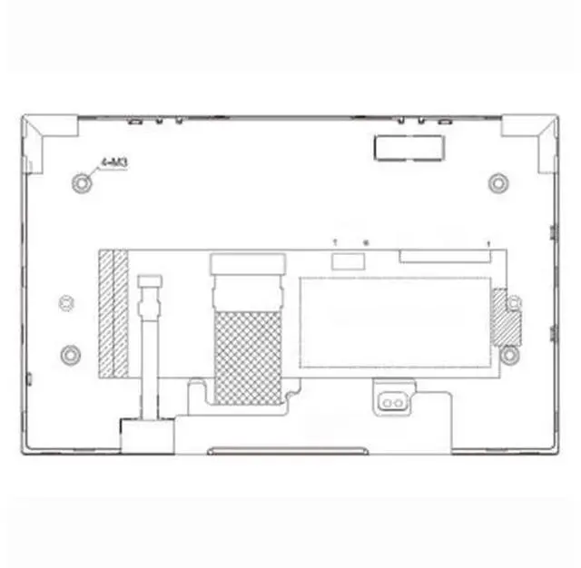 Main image of TX20D208VM0BAA 8 inch 800x480 20PINS LCD display