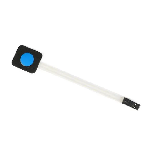 Alt view image 2 of 6 - 3Pcs 1x1 1 Key Membrane Switch Blue MG001AA 1-Key Array Membrane Switch on Off Display Microcontroller Extended Keyboard 2Pin Dupont DIY 23x20x0.8mm
