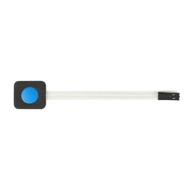 Alt view image 3 of 6 - 3Pcs 1x1 1 Key Membrane Switch Blue MG001AA 1-Key Array Membrane Switch on Off Display Microcontroller Extended Keyboard 2Pin Dupont DIY 23x20x0.8mm