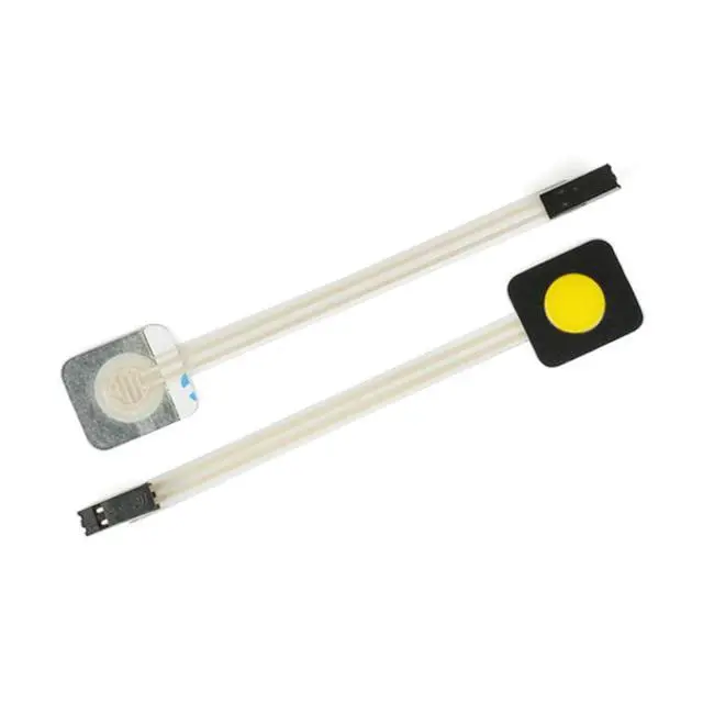 Alt view image 4 of 6 - 3Pcs 1x1 1 Key Membrane Switch Yellow MG001AA 1-Key Array Membrane Switch on Off Display Microcontroller Extended Keyboard 2Pin Dupont DIY 23x20x0.8mm