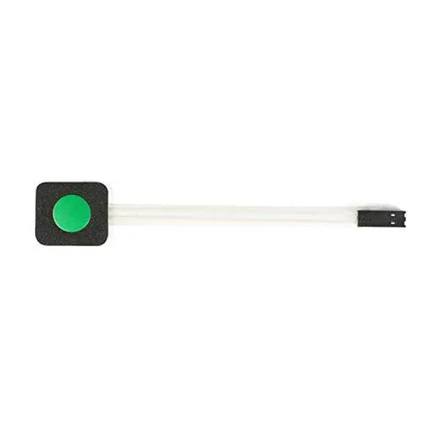 Alt view image 3 of 6 - 3Pcs 1x1 1 Key Membrane Switch Green MG001AA 1-Key Array Membrane Switch on Off Display Microcontroller Extended Keyboard 2Pin Dupont DIY 23x20x0.8mm
