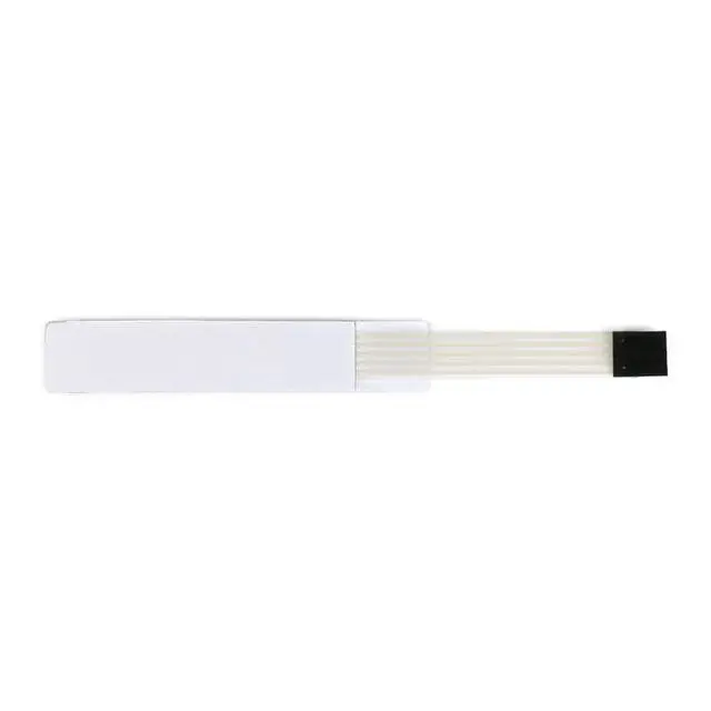 Alt view image 4 of 6 - 5Pcs 1x4 4 Key Membrane Switch MG192B 4-Key Array Membrane Switch on Off Display Microcontroller Extended Keyboard 5Pin Dupont DIY Red Yellow Yellow Green 107x20x0.8mm