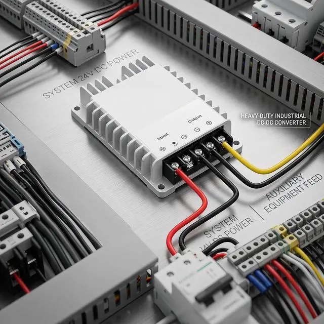 Alt view image 6 of 7 - DC 12V/24V to DC 56V 5A Power Converter Auto Boost Regulator Supply Module | Aluminum Shell; Passive Cooling; Quiet Operation; High Efficiency; 100,000-hour lifespan; Protection