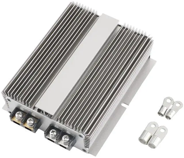 Alt view image 2 of 6 - DC 12V 24V to 5V 100A 500W Auto Buck Power Converter DC Power Transformer | Aluminum Shell; Passive Cooling; Quiet Operation; High Efficiency; 100,000-hour lifespan; With Protection Funtion