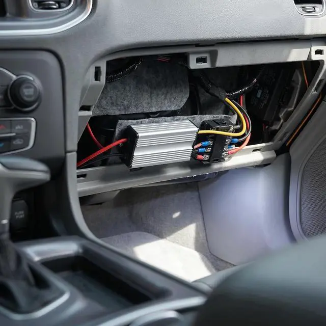 Alt view image 6 of 7 - DC 12V to 8.4V 2A 16.8W Power Converter Auto Step-Down Power Module for Car | Small Size; Aluminum Shell; Passive Cooling; Quiet Operation; High Efficiency; 100,000-hour lifespan; Protective