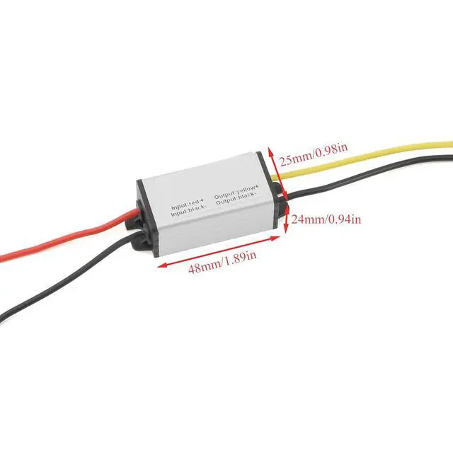 Alt view image 6 of 6 - DC 12V/24V to 6V 5A 30W DC Step Down Power Converter Transformer Module | Aluminum Shell; Passive Cooling; Quiet Operation; High Efficiency; 100,000-hour lifespan; With Protection Funtion