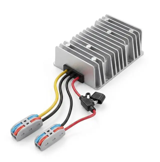 Main image of DC 24V 36V 48V to 12V 30A 360W Power Converter Voltage Regulator with Fuse | Aluminum Shell; High Efficiency; 100,000-hour lifespan; Protection Funtion; For Car, Truck, RV, Golf Cart, Ship