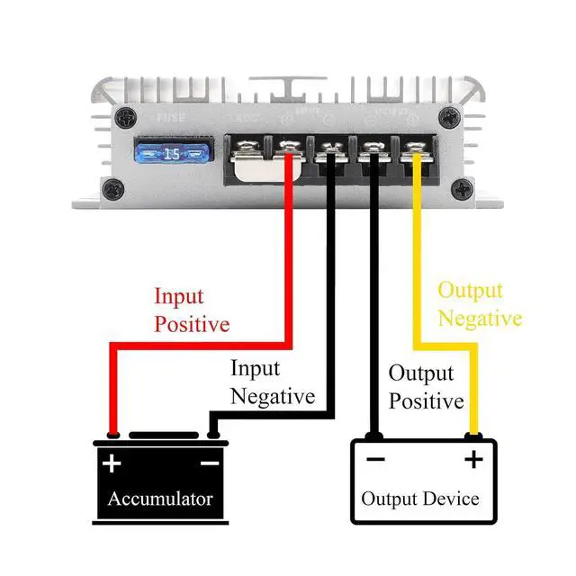 Alt view image 7 of 7 - DC 36V/48V to 12V 40A 480W Auto Buck Power Converter DC Power Transformer | Aluminum Shell; Passive Cooling; Quiet Operation; High Efficiency; 100,000-hour lifespan; With Protection Funtion
