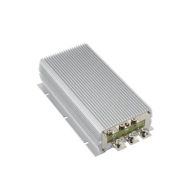 Alt view image 3 of 7 - DC 24V to 12V 100A 1200W Auto Buck Power Converter Power Transformer | Aluminum Shell; Passive Cooling; Quiet Operation; High Efficiency; 100,000-hour lifespan; With Protection Funtion