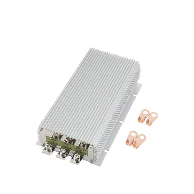 Alt view image 2 of 7 - DC 24V to 12V 100A 1200W Auto Buck Power Converter Power Transformer | Aluminum Shell; Passive Cooling; Quiet Operation; High Efficiency; 100,000-hour lifespan; With Protection Funtion