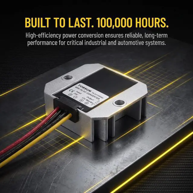Alt view image 3 of 7 - DC 24V to 13.8V 5A 69W Auto Buck Power Converter DC Power Transformer | Aluminum Shell; Passive Cooling; Quiet Operation; High Efficiency; 100,000-hour lifespan; With Protection Funtion